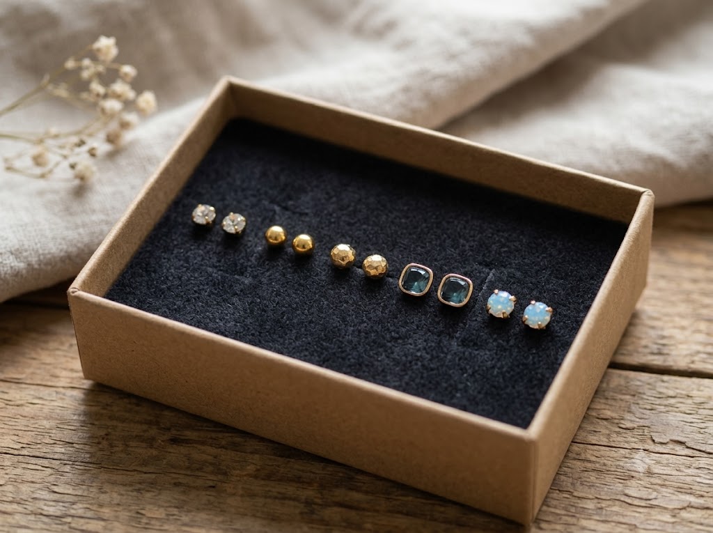 3 BOXES LUXURY EAR RINGS COMBO - 3 BOXES LUXURY