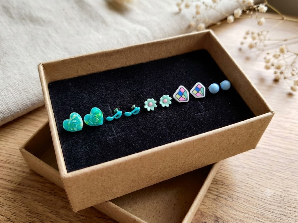 3 BOXES LUXURY EAR RINGS COMBO - 3 BOXES LUXURY