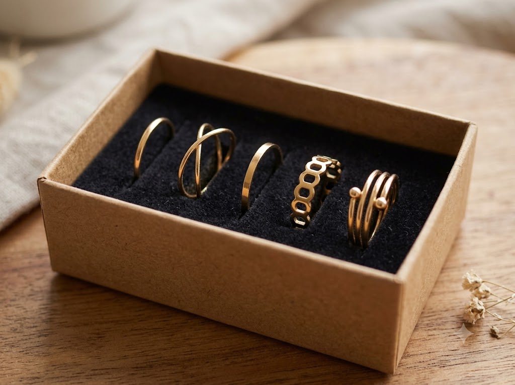 3 BOXES LUXURY RINGS COMBO - 3 BOXES LUXURY