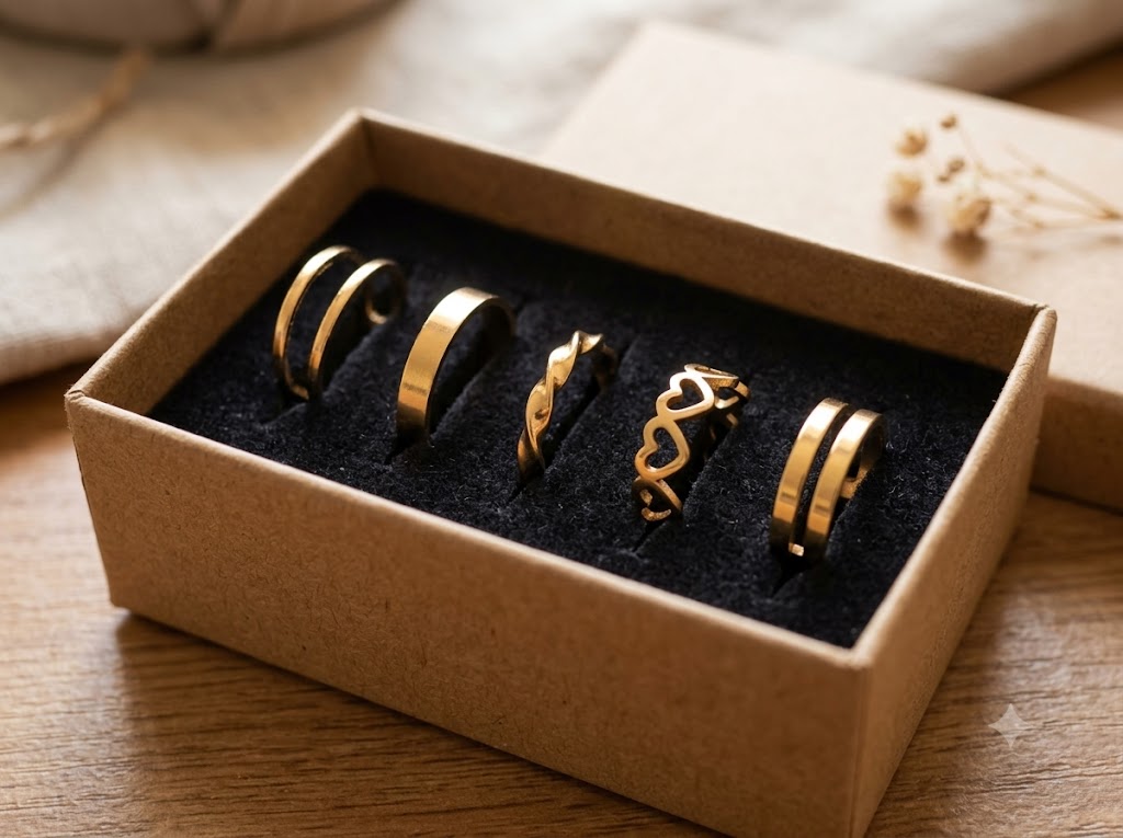3 BOXES LUXURY RINGS COMBO - 3 BOXES LUXURY