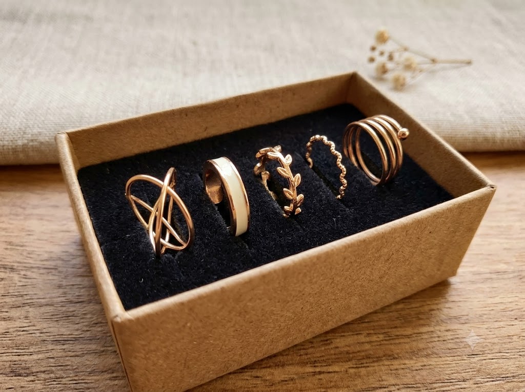 3 BOXES LUXURY RINGS COMBO - 3 BOXES LUXURY