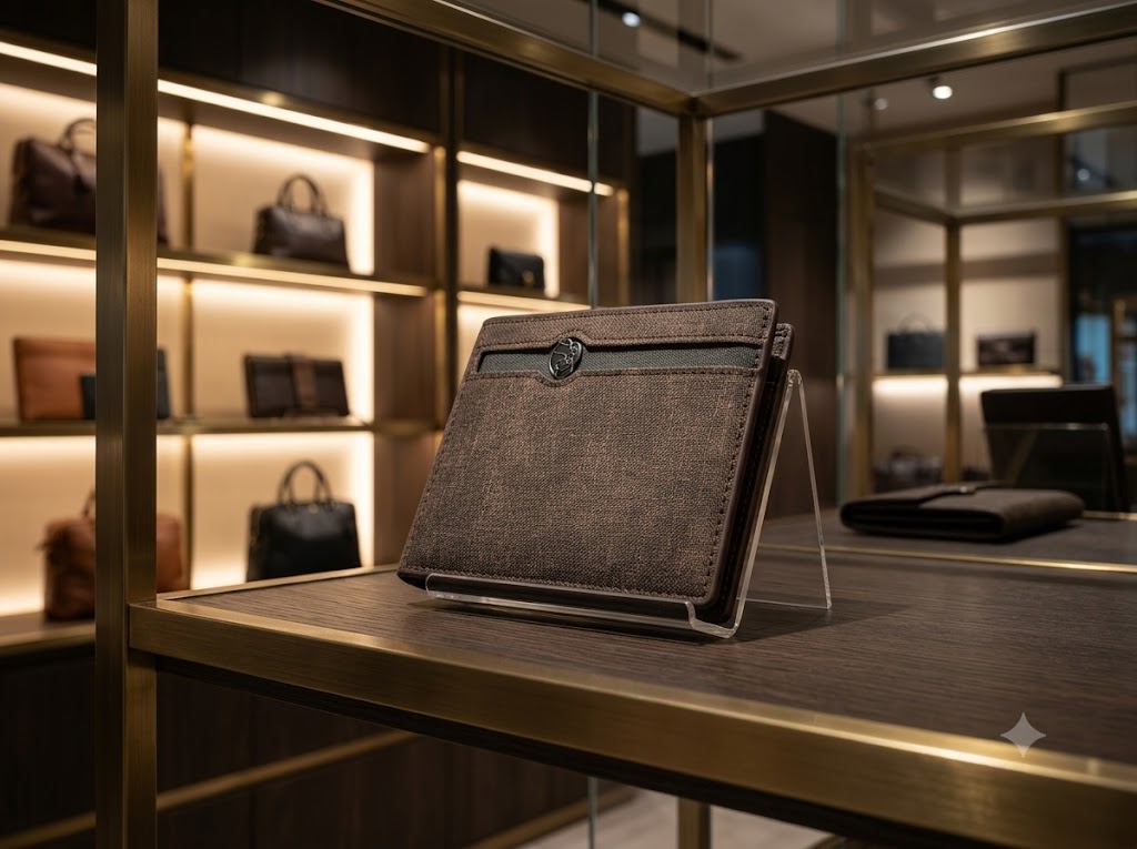 Men's Canvas/Fabric Bifold Wallet - 3 BOXES LUXURY